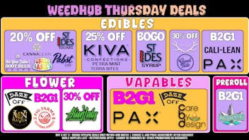 WeedHub Thursday Deals - Weedhub
