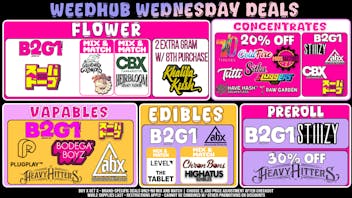 WeedHub Dispensary Wednesday Deals - Weedhub