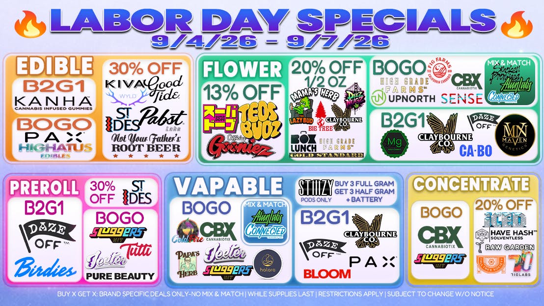 WeedHub Labor Day Weekend Special!