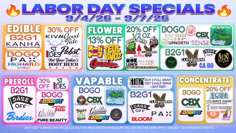 WeedHub Labor Day Weekend Special!