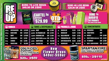 RE-UP Cannabis Dispensary 🎃 RE-UP SPOOKY DEALS: DIME 2G $19.99 • ALL OTD 🍬