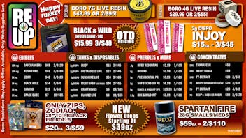 RE-UP Cannabis Dispensary 🌟THANKSGIVING WEEKEND DEALS CONTINUE AT RE-UP!💥