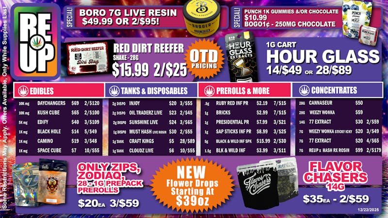 RE-UP Dispensary Muskogee 🎉 Happy New Year!🎉