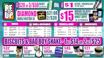 RE-UP Cannabis Dispensary - Bartlesville 🔥1g Noble Nectar Diamond $21 or 2/$39!!🔥