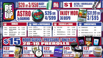 RE-UP Cannabis Dispensary - Bartlesville 🔥New INJOY "MOR 3G" Disposable $31.99 or 3/95!🔥