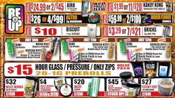 RE-UP Cannabis Dispensary - Bartlesville 💥Sunday & Timeless 1G Dispos BOGO$1!!!💥