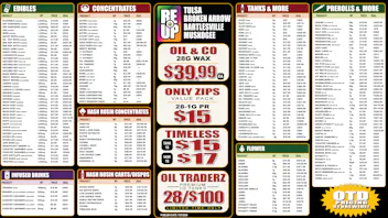 RE-UP Cannabis Dispensary - Bartlesville OILTRADERZ 1G TANK 28/$100 - ONLYZIPS 28-1G PR $15