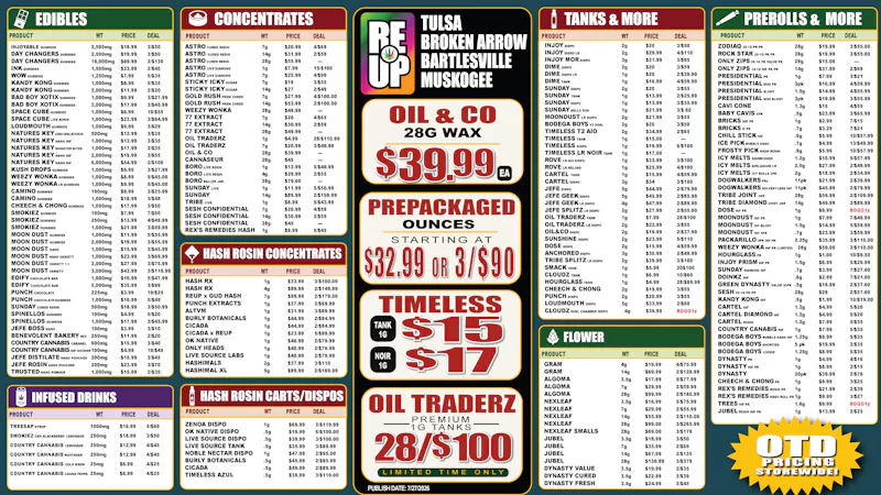 RE-UP Cannabis Dispensary OILTRADERZ 1G TANK 28/$100 - ONLYZIPS 28-1G PR $15