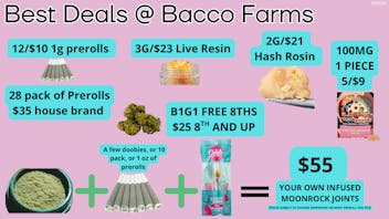 Bacco Farms Delivery 10-21-25 Deals of The Week