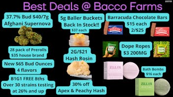 Bacco Farms Delivery Week of 10-24-25