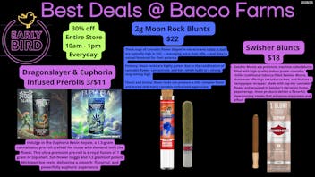 Bacco Farms Delivery 11-13-25 deals