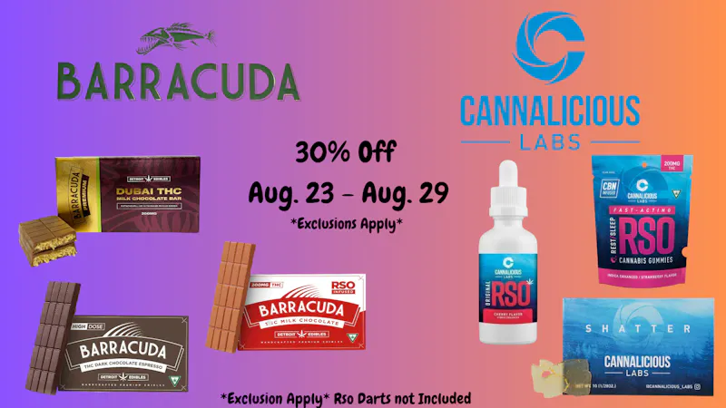 Bacco Farms Delivery Barracuda & Cannalicious