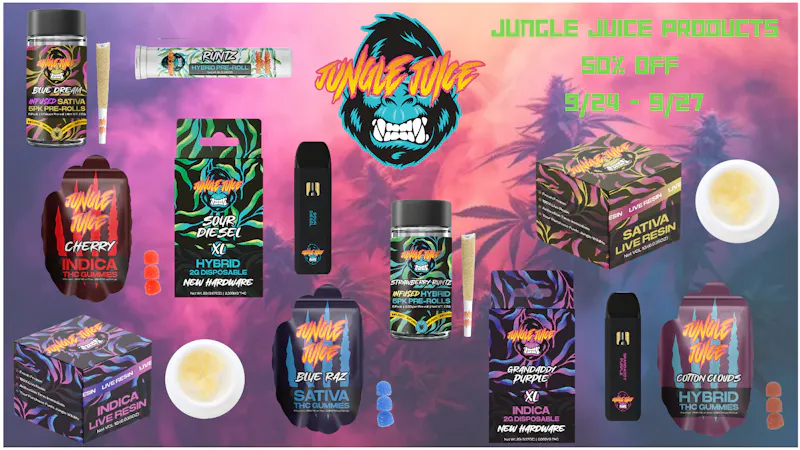 Bacco Farms Delivery Jungle Juice Products 50% Off