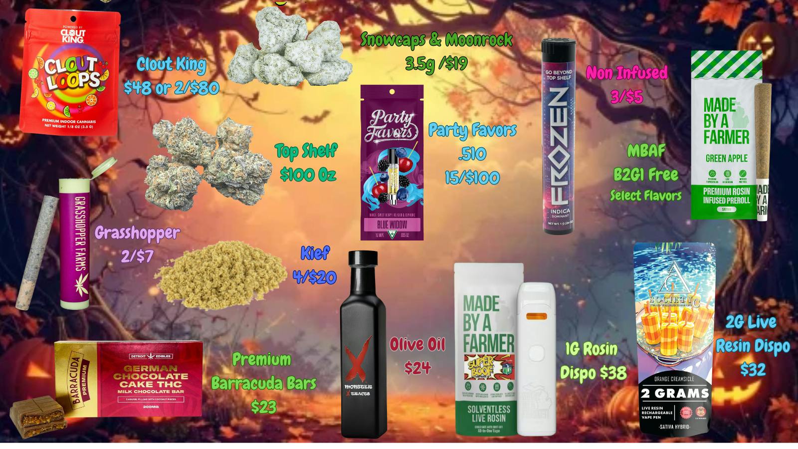 Bacco Farms Delivery Spooky Good Deals