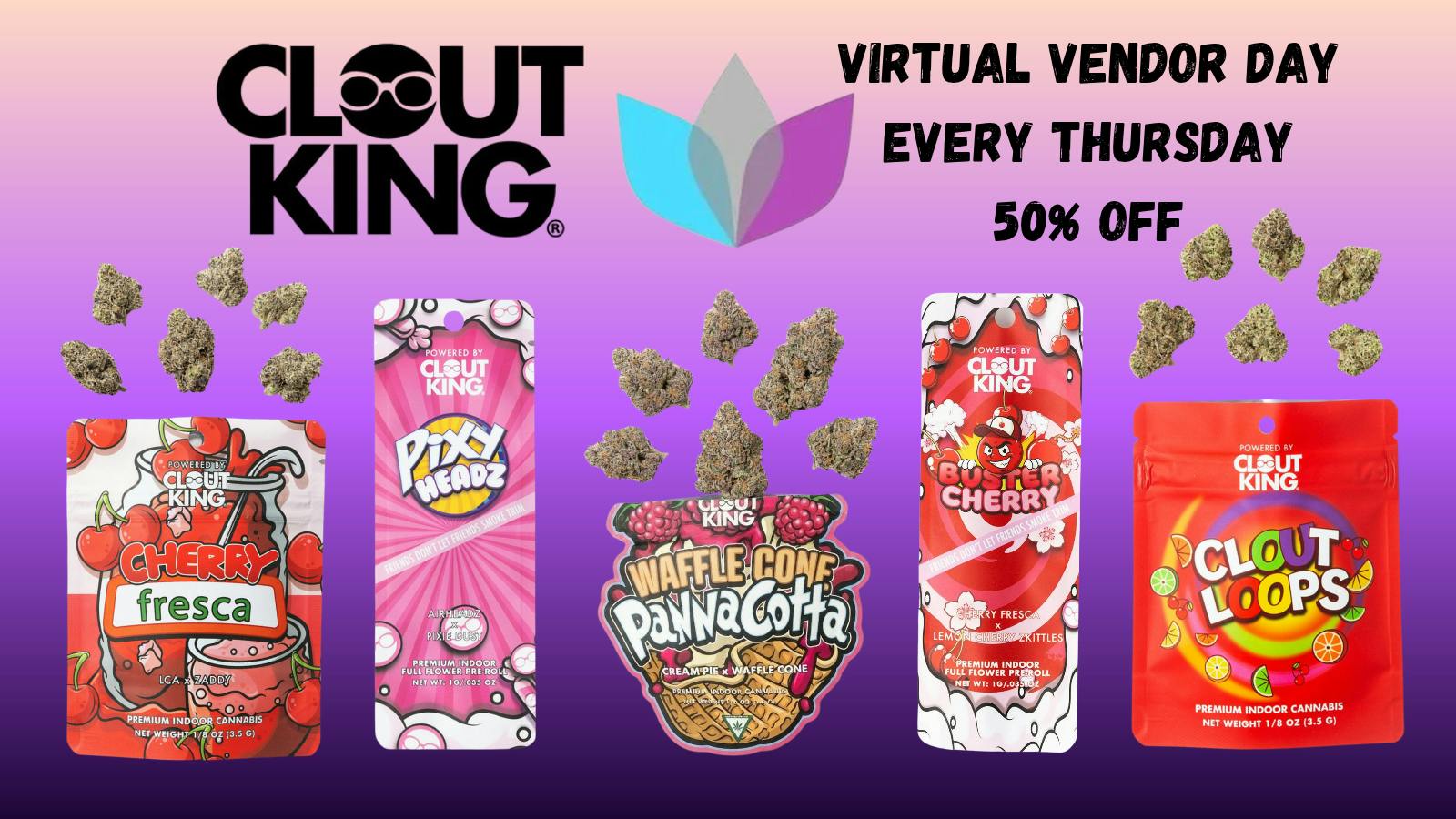 Bacco Farms Delivery Clout King Virtual Vendor Day