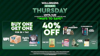 Wellgreens - Chula Vista - Marijuana Weed Dispensary Every Thursday until 09/30