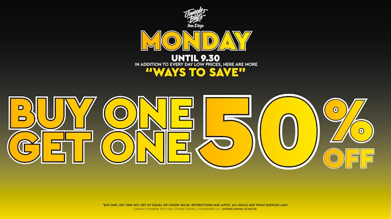 Jungle Boys San Diego Every Monday until 09/30