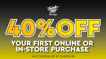 Jungle Boys San Diego 40% off Your First Purchase!