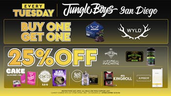 Jungle Boys San Diego Every Tuesday until 12/31