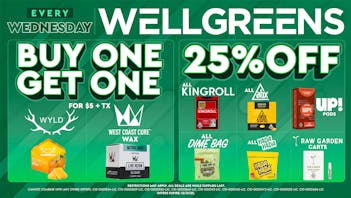 Wellgreens - City Heights / Normal Heights - Marijuana Weed Dispensary Every Wednesday until 12/31