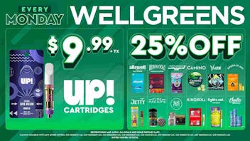 Wellgreens - La Mesa - Marijuana Weed Dispensary Every Monday until 12/31