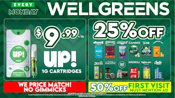 Wellgreens - Encinitas - Marijuana Weed Dispensary Every Monday until 03/31