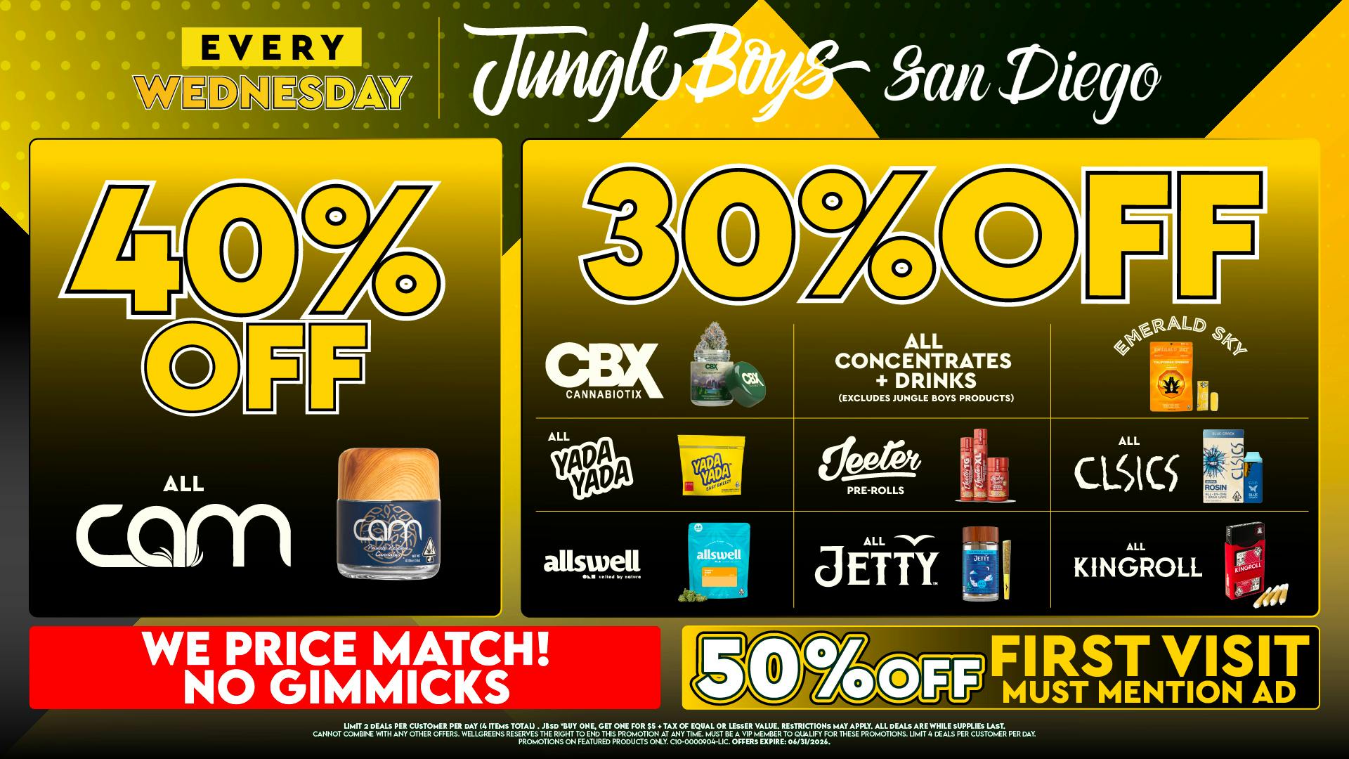 Jungle Boys San Diego Every Wednesday until 6/30