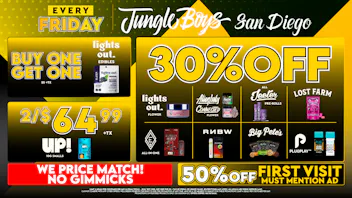Jungle Boys San Diego Every Friday Until 6/30