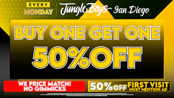 Jungle Boys San Diego Every Monday until 6/30