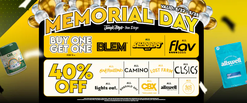 Jungle Boys San Diego Memorial Day Weekend Deals