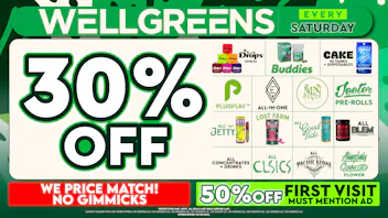 Wellgreens - Encinitas - Marijuana Weed Dispensary Every Saturday until 6/30