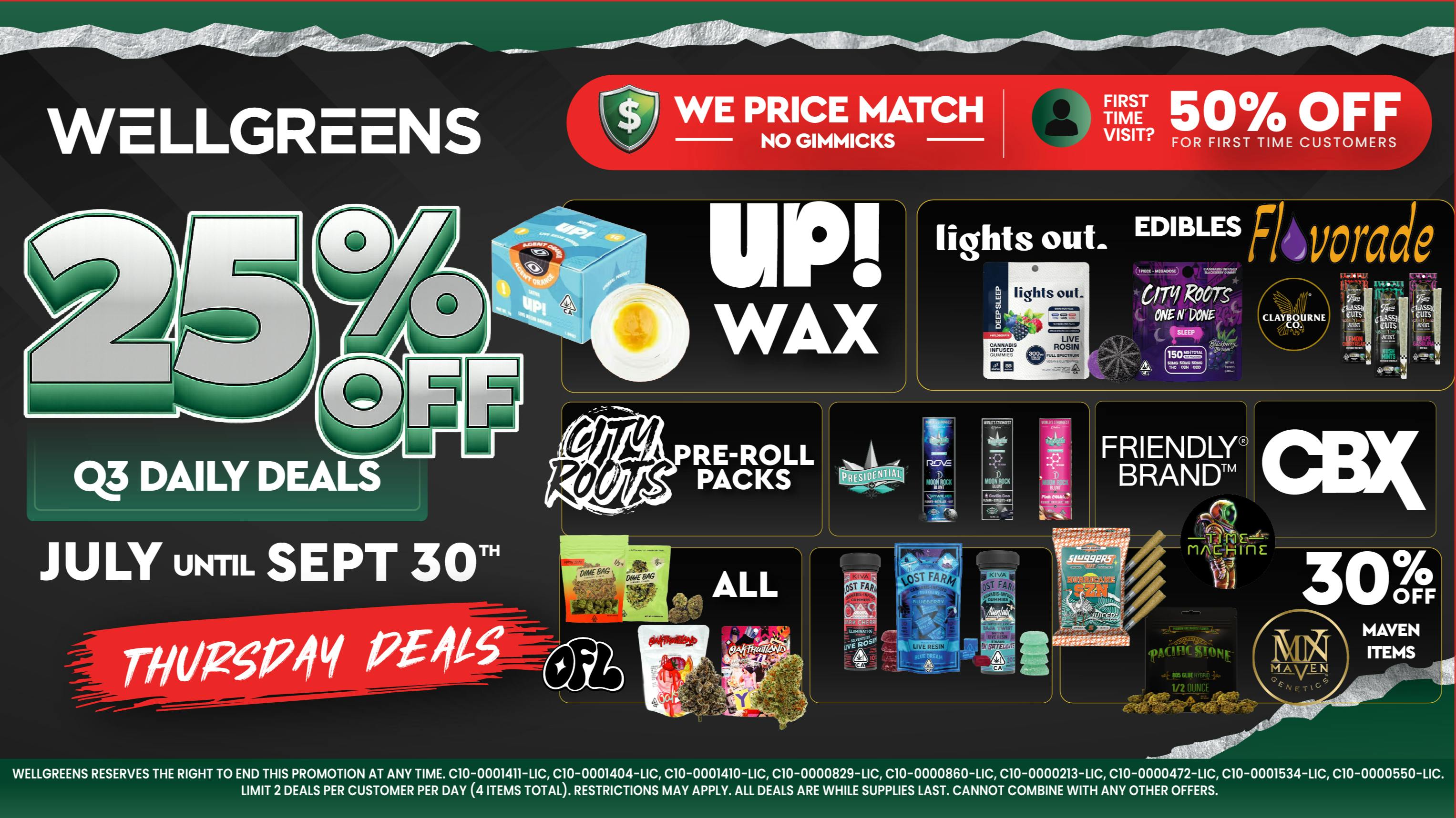 Wellgreens - City Heights / Normal Heights - Marijuana Weed Dispensary Every Thursday Until 9/30