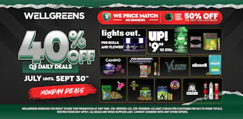 Wellgreens - Chula Vista - Marijuana Weed Dispensary Every Monday Until 9/30