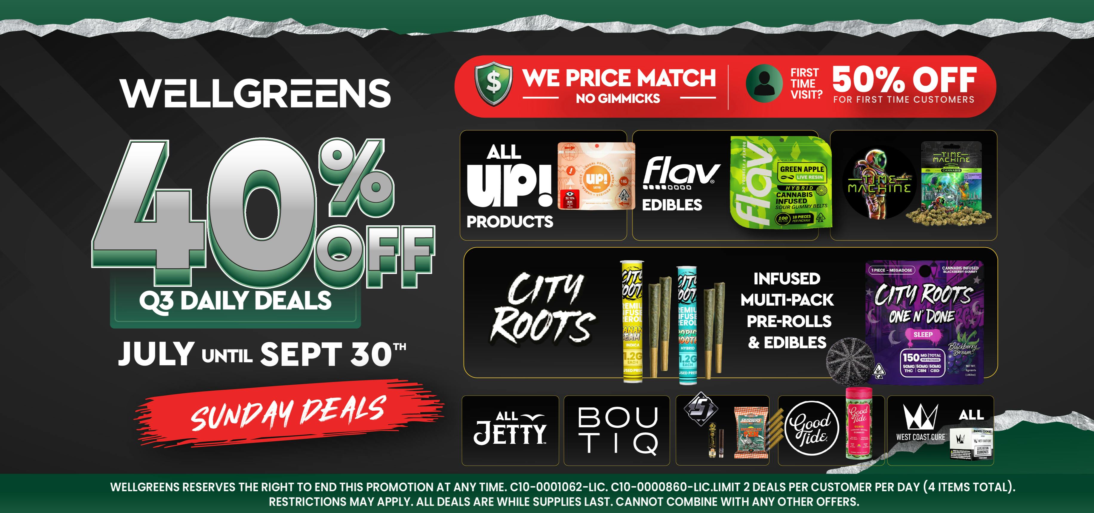 Wellgreens - Chula Vista - Marijuana Weed Dispensary Every Sunday Until 9/30