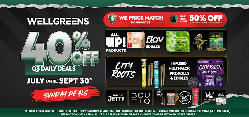 Wellgreens - Lemon Grove - Marijuana Weed Dispensary Every Sunday Until 9/30