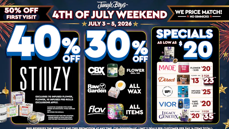 Jungle Boys San Diego 4th Of July Weekend Specials