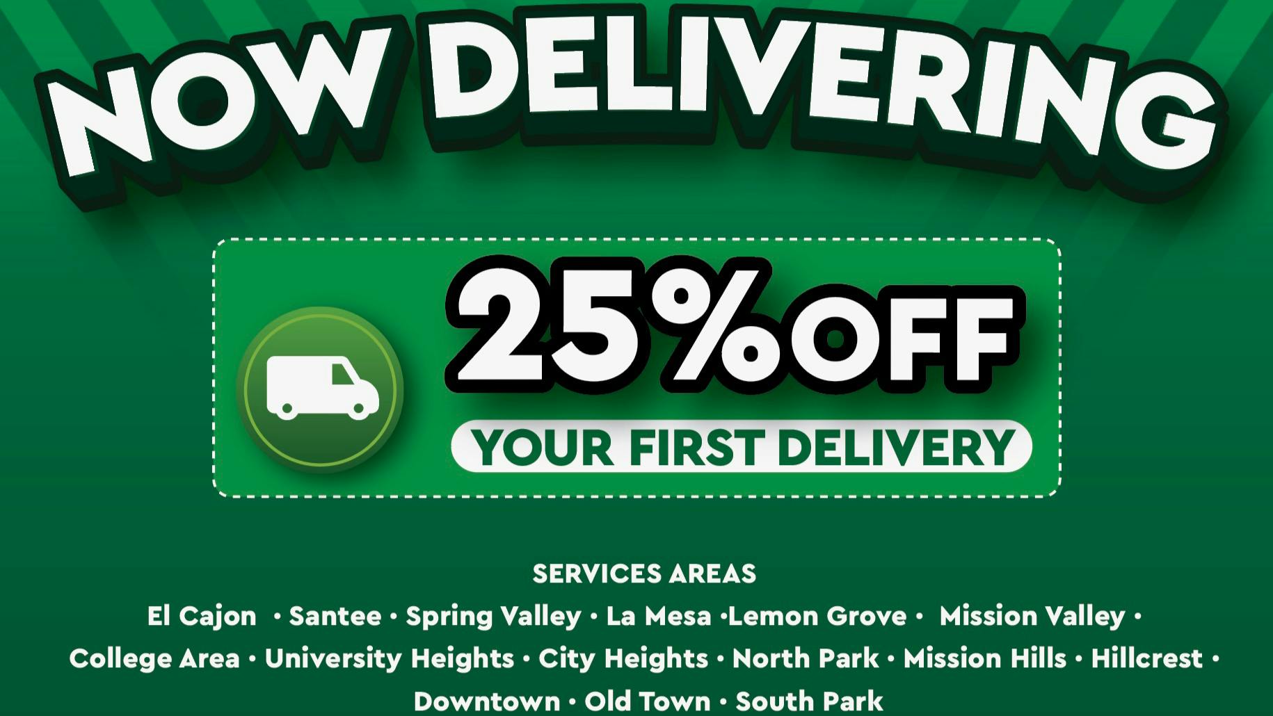 Wellgreens Delivery - La Mesa 25% Off First Delivery