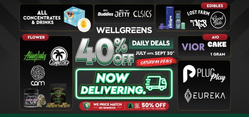 Wellgreens - University Ave- Marijuana Weed Dispensary Every Saturday Until 9/30