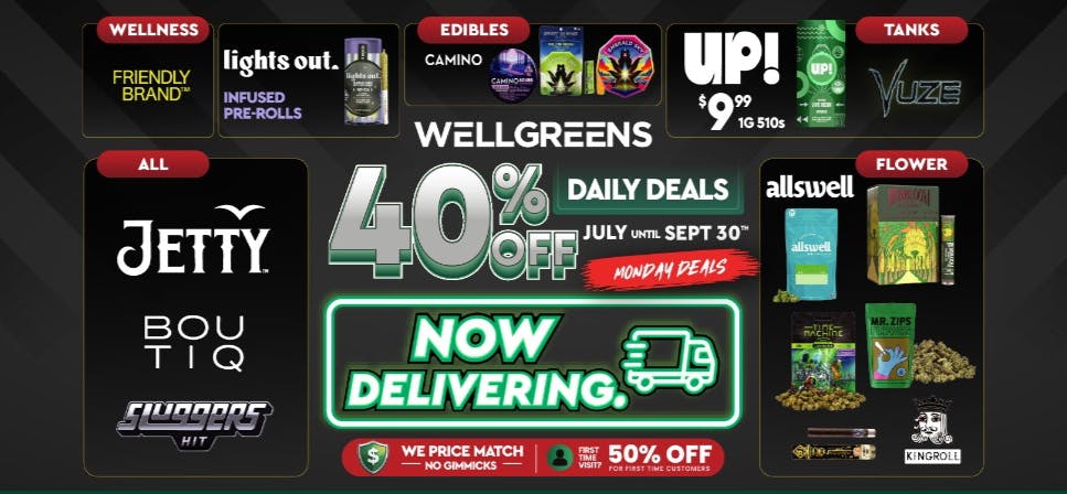Wellgreens - City Heights / Normal Heights - Marijuana Weed Dispensary Every Monday Until 9/30