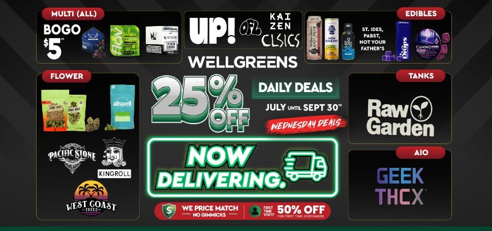 Wellgreens - City Heights / Normal Heights - Marijuana Weed Dispensary Every Wednesday Until 9/30