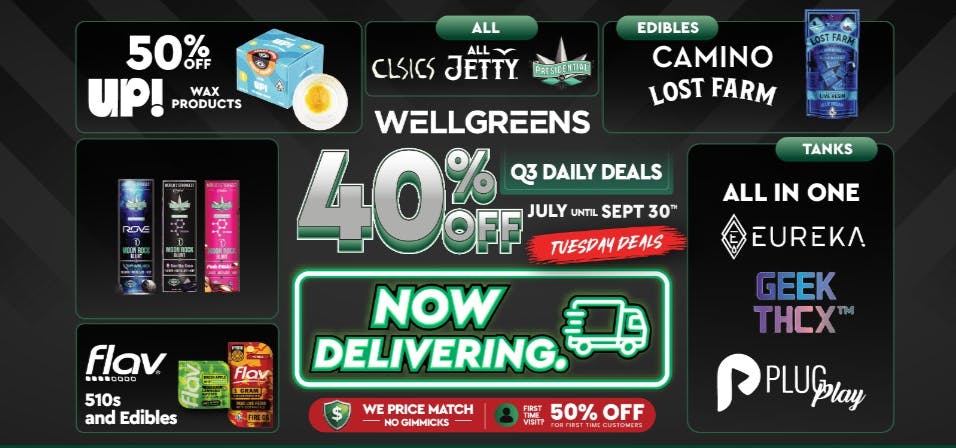 Wellgreens - Lemon Grove - Marijuana Weed Dispensary Every Tuesday Until 9/30
