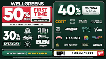 Wellgreens - Encinitas - Marijuana Weed Dispensary Every Monday Until 12/31