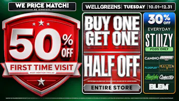 Wellgreens - City Heights / Normal Heights - Marijuana Weed Dispensary Every Tuesday Until 12/31