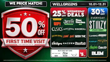 Wellgreens - City Heights / Normal Heights - Marijuana Weed Dispensary Every Wednesday Until 12/31
