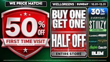 Wellgreens - City Heights / Normal Heights - Marijuana Weed Dispensary Every Sunday Until 12/31