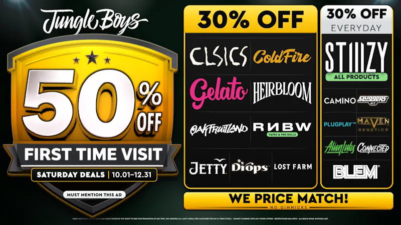 Jungle Boys San Diego Every Saturday Until 12/31