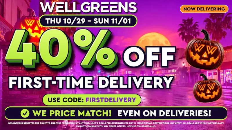 Wellgreens Delivery - Solana Beach 40% OFF Your First Delivery! Code FIRSTDELIVERY