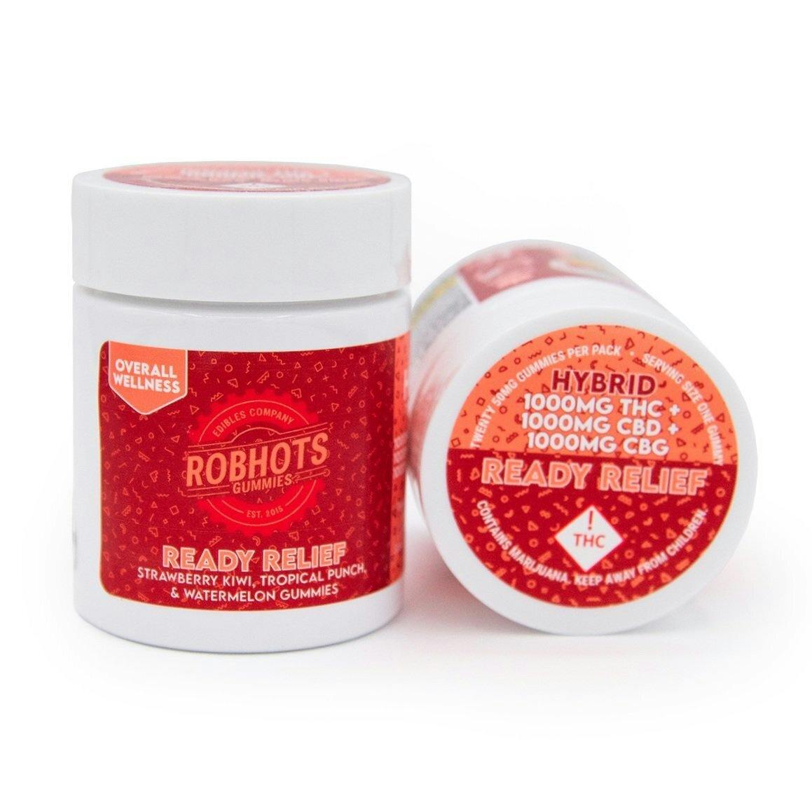 ➕MEDICAL CARD REQUIRED** ROBHOTS 1000mg Gummies- READY RELIEF