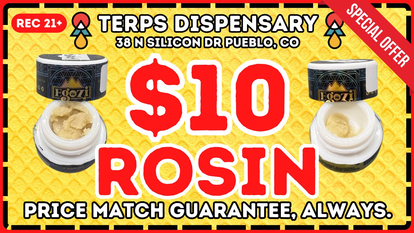 Terps Dispensary Pueblo 21+ LIMIT 8 PER PERSON 719-547-1850