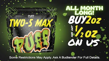 PUFF New Buffalo - RECREATION 21+ -NOW OPEN! BUY 2 OZ GET A HALF OZ ON US!!!💰